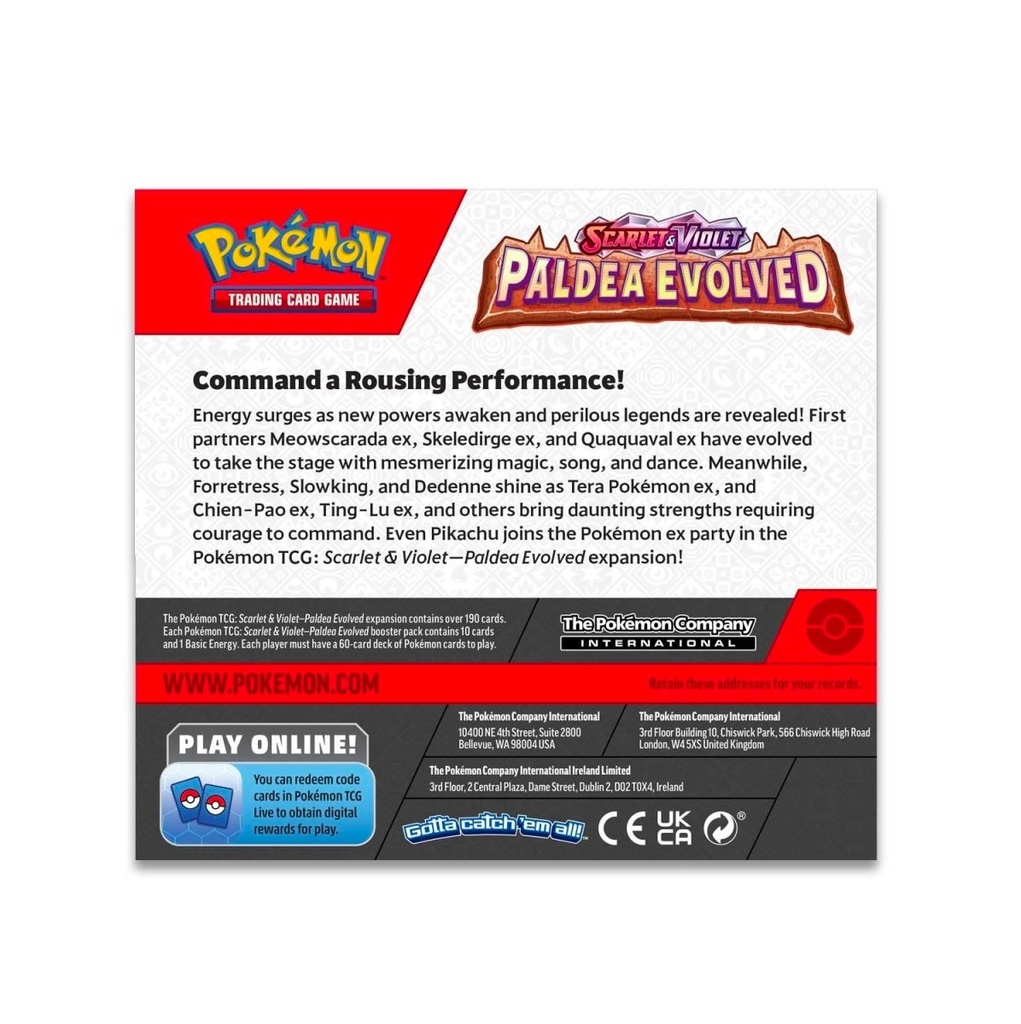 Pokemon TCG: Scarlet & Violet - Paldea Evolved - Booster Box