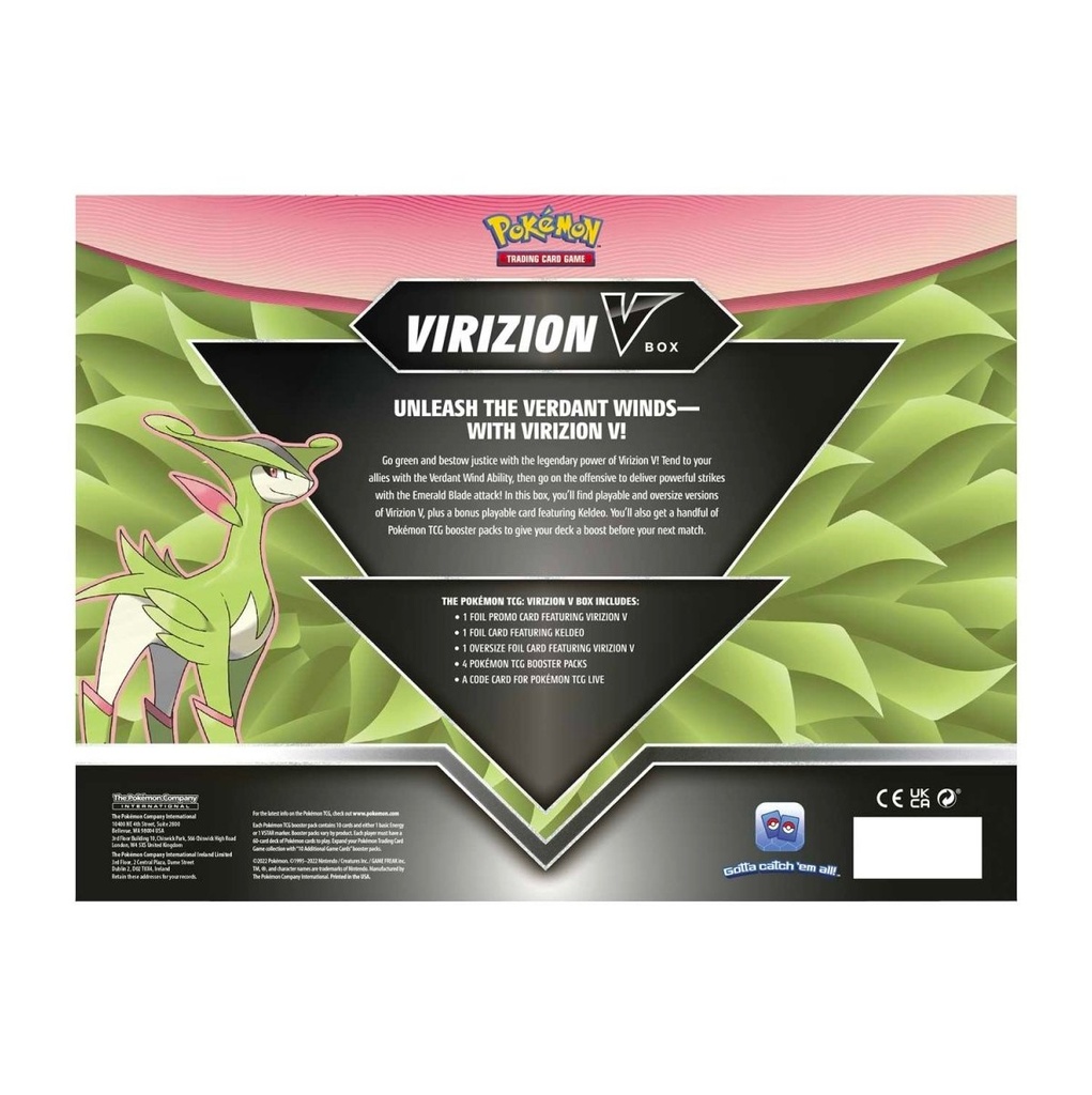 Pokémon TCG: Virizon V Box
