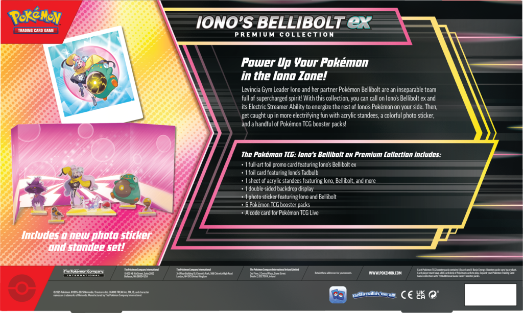 Pokemon TCG: Iono's Bellibolt ex Premium Collection