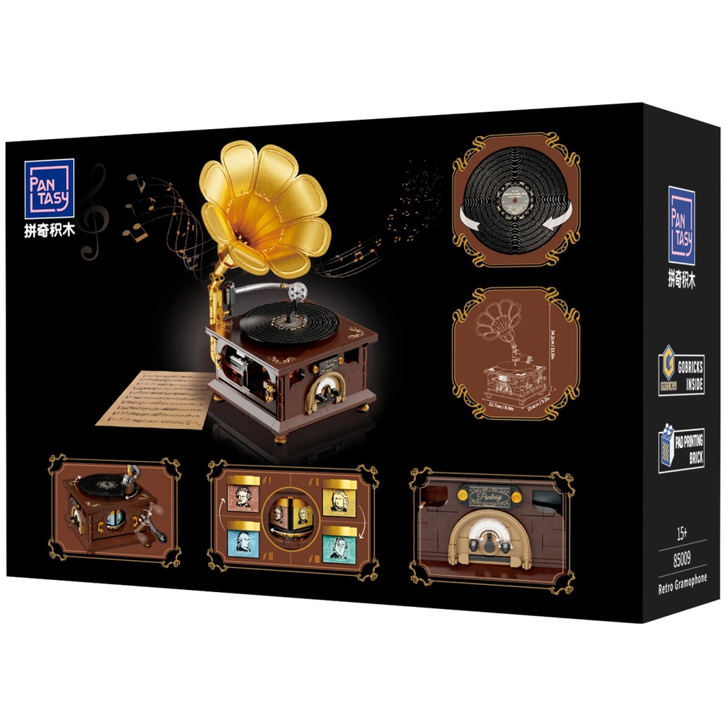 Retro Gramophone Construction Kit