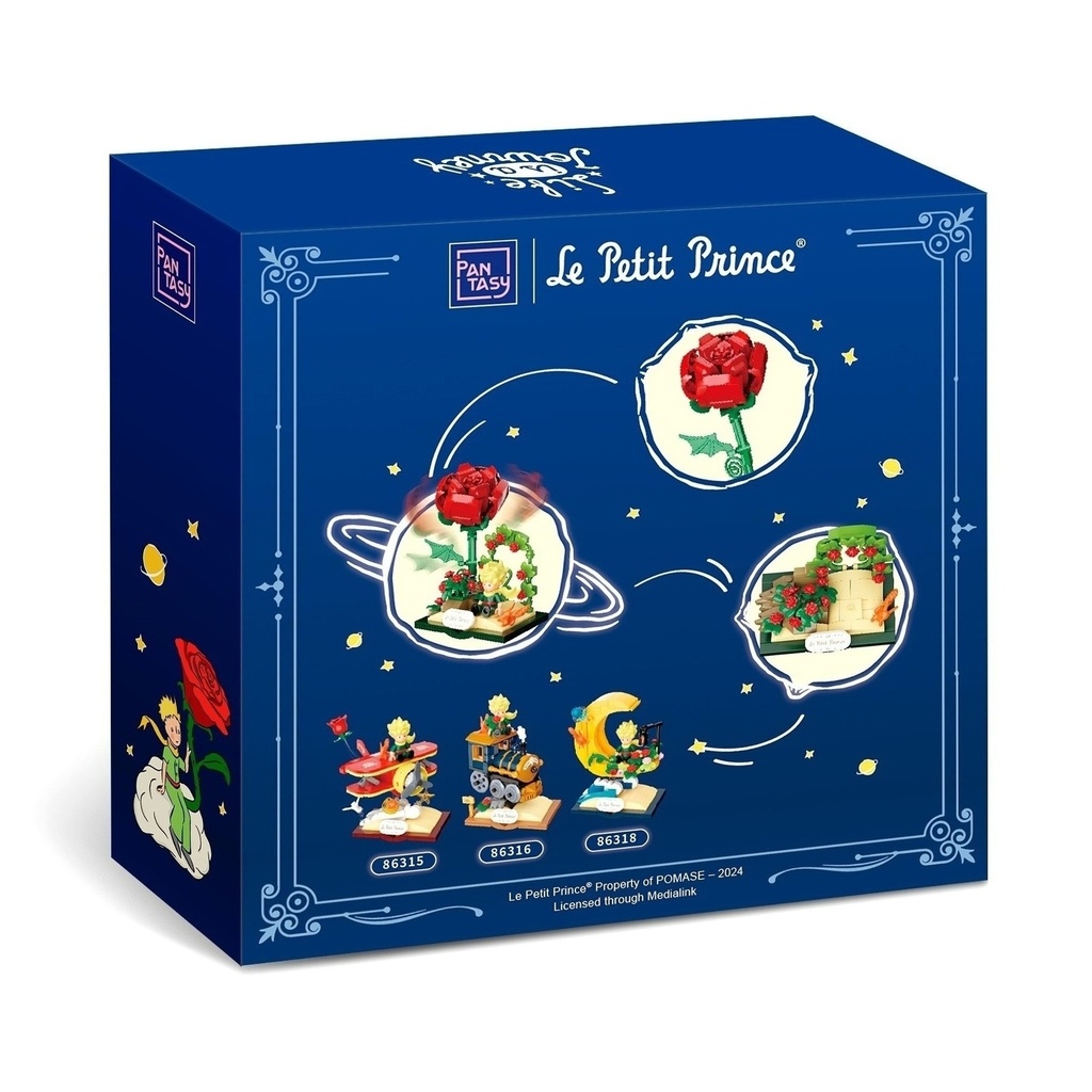 The Little Prince Starry Ride Rose Construction Kit