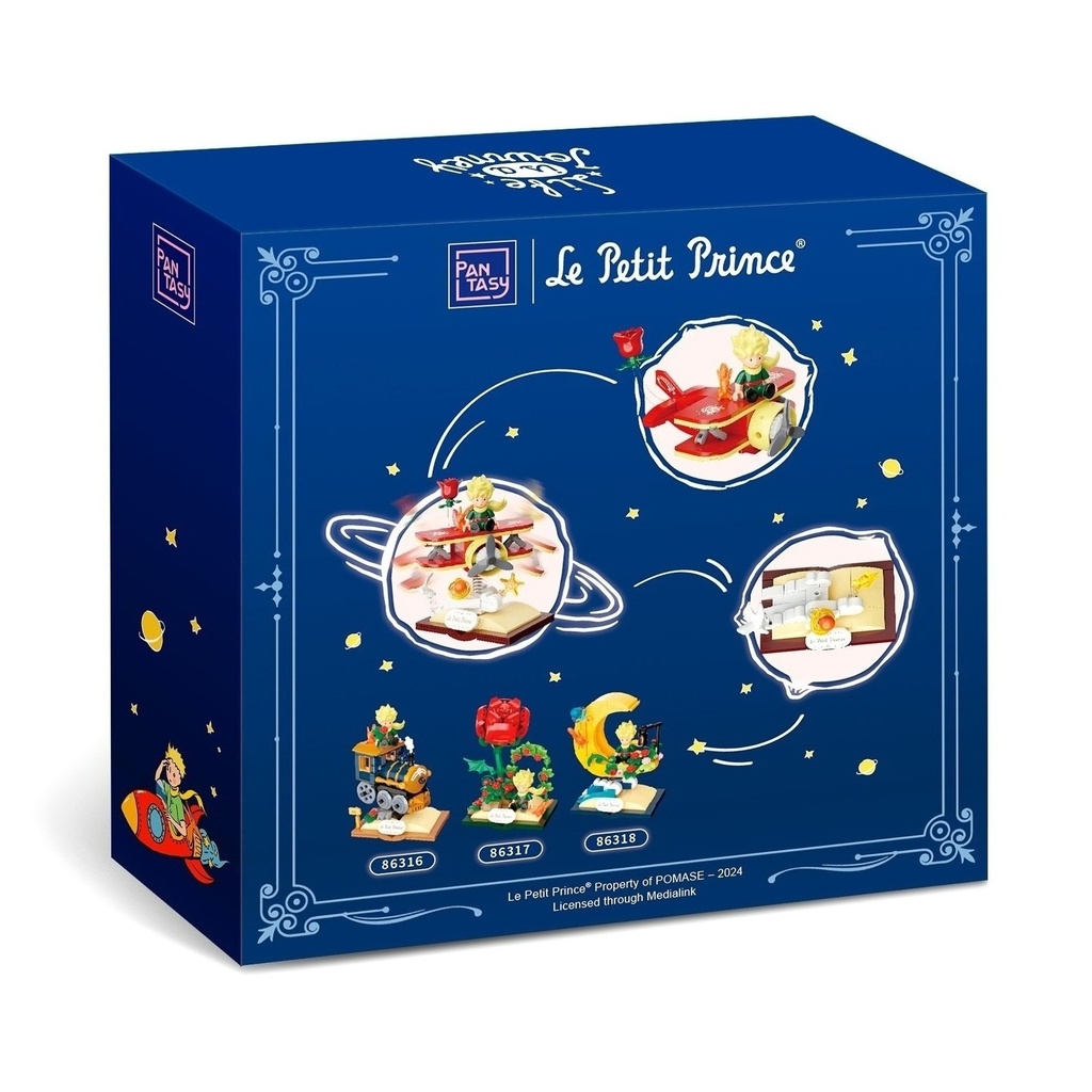 The Little Prince Starry Ride Plane Construction Set