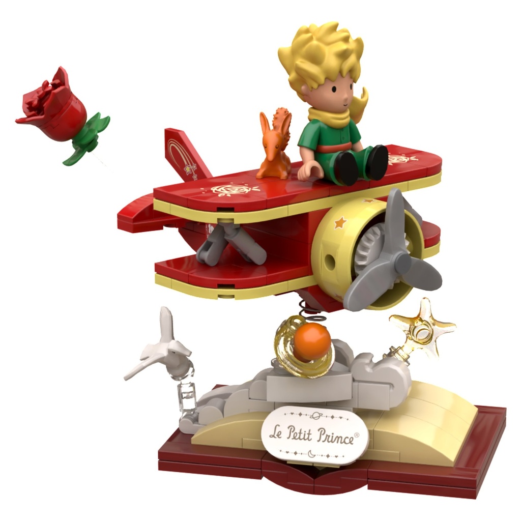 The Little Prince Starry Ride Plane Construction Set