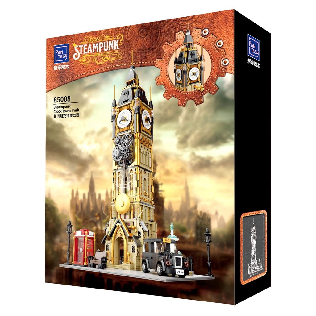 Steampunk Clock Tower Park Construction Set