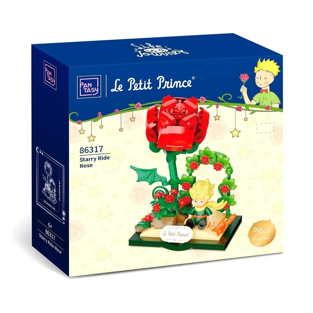 The Little Prince Starry Ride Rose Construction Set