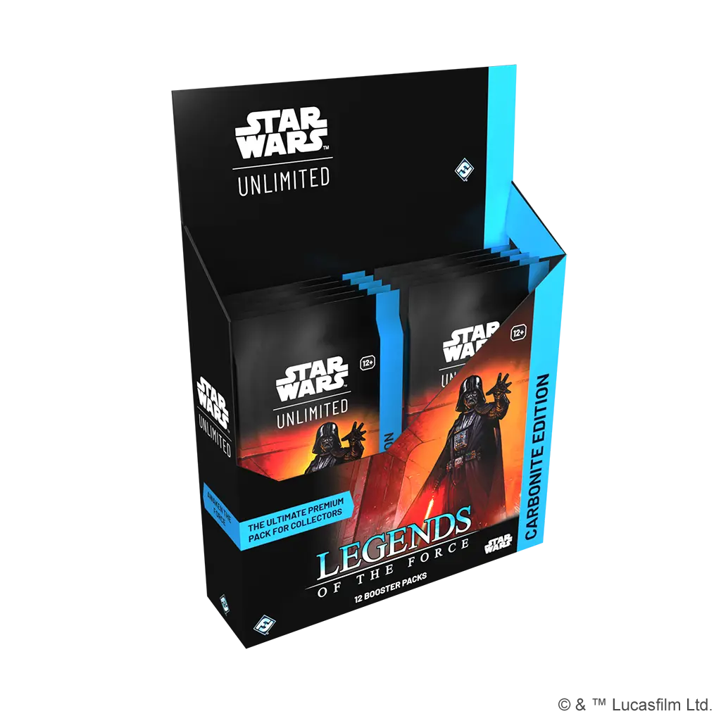 Star Wars: Unlimited - Legends of the Force Carbonite Booster Display (12 Booster)