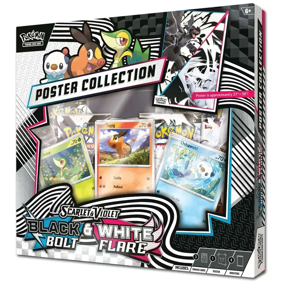 Pokémon TCG: Scarlet & Violet - 10.5 - Black Bolt & White Flare Unova Poster Collection