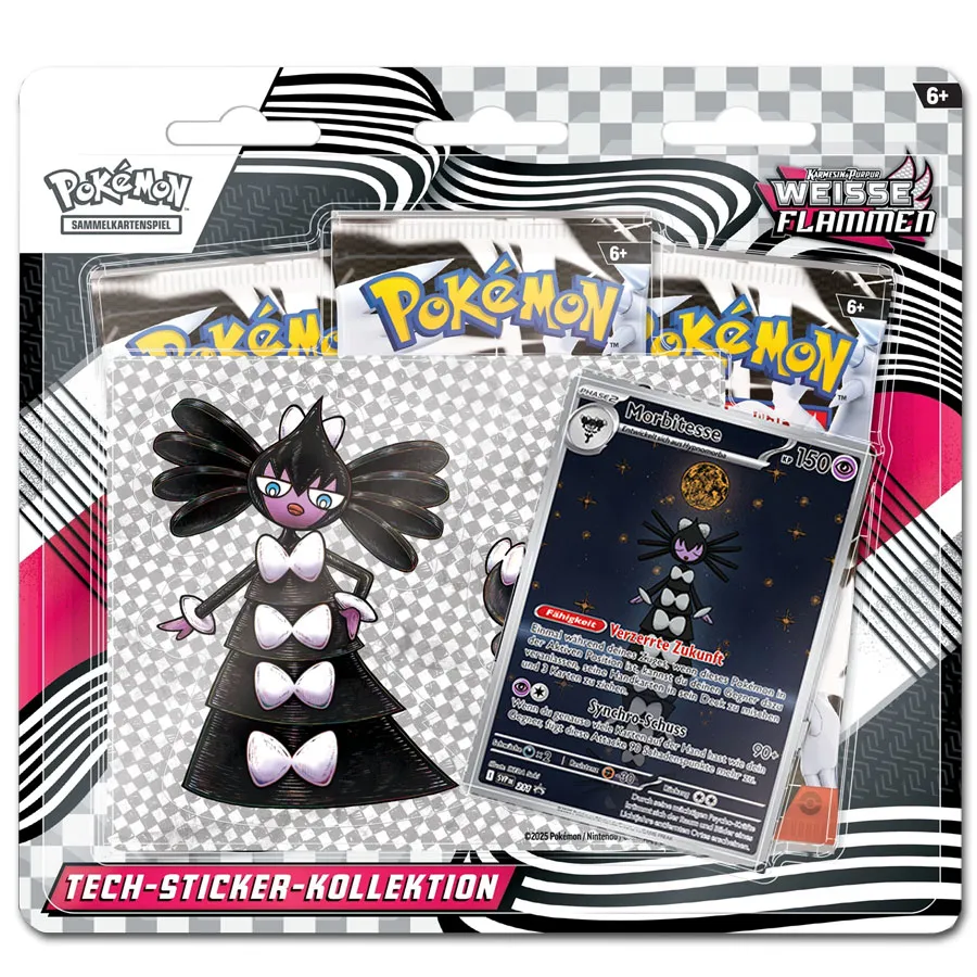 Pokemon TCG: Karmesin & Purpur - 10.5 - Weisse Flammen Tech Sticker Kollektion
