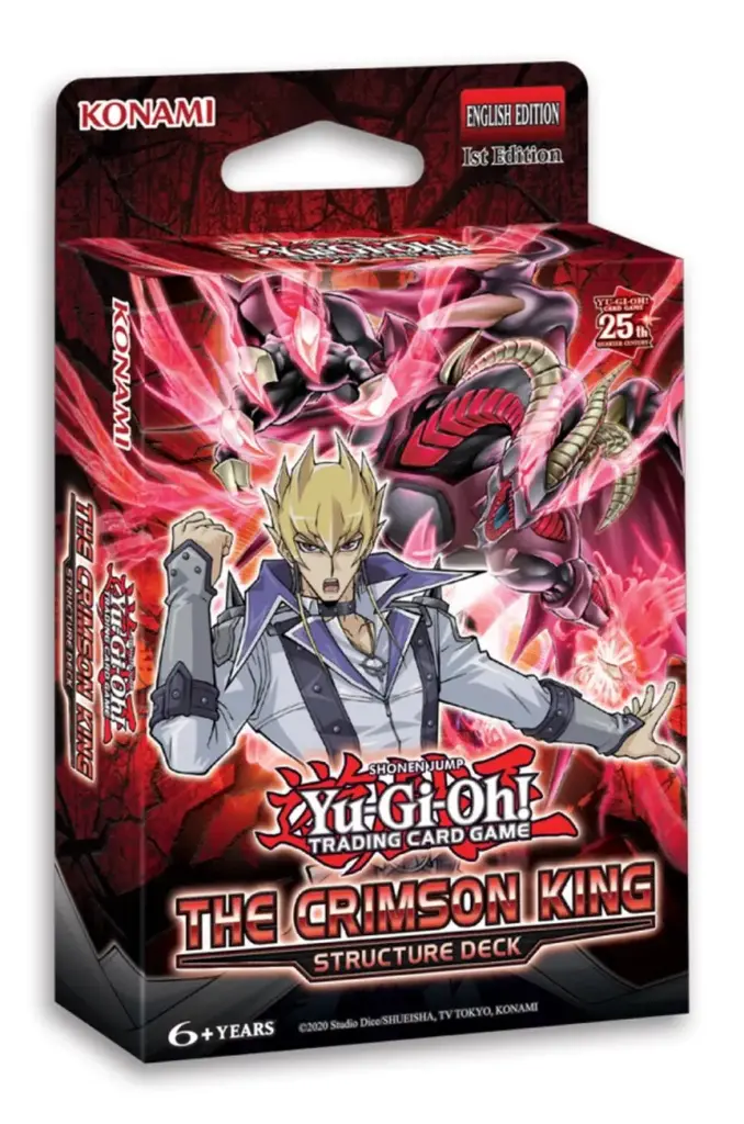 Yu-Gi-Oh! TCG - Crimson King Structure Deck featuring Jack Atlas Display (8 Decks) 