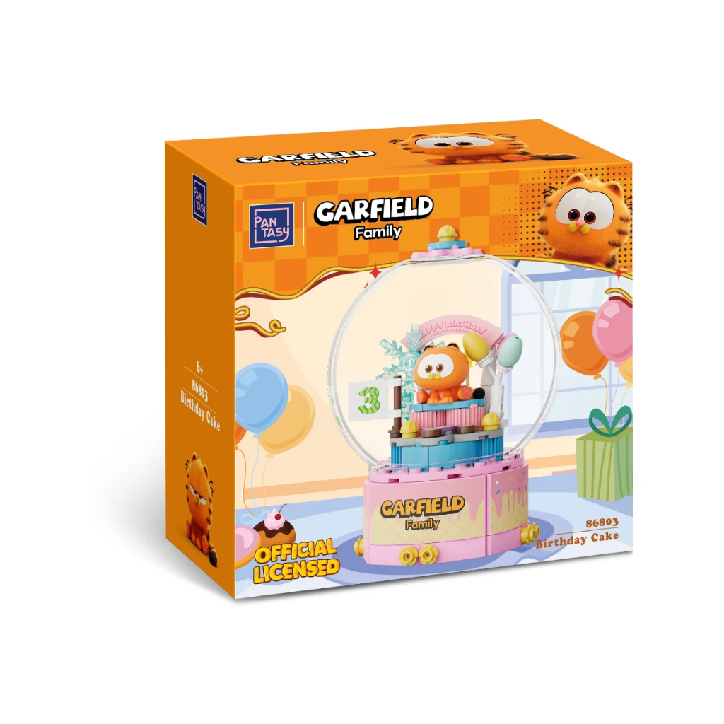 Garfield Crystal Ball - Birthday Cake Construction Set