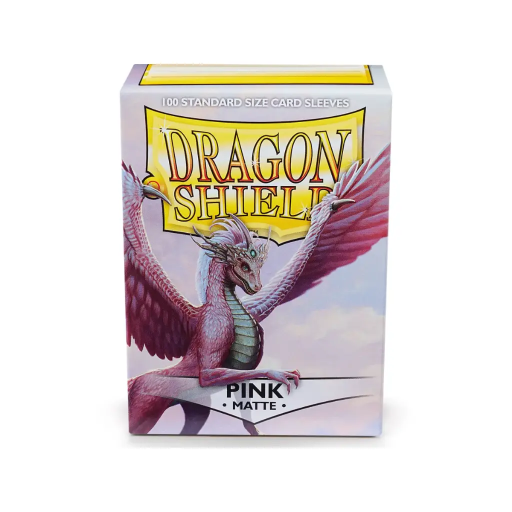 Dragon Shield: Standard Sleeves: Pink [Matte] (100 Sleeves)