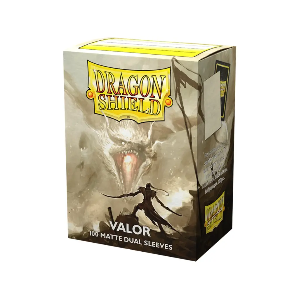 Dragon Shield: Standard Dual Sleeves: Valor [Matte] (100 Sleeves)