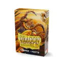 Dragon Shield: Japanese Sleeves: Orange [Matte] (60 Sleeves)