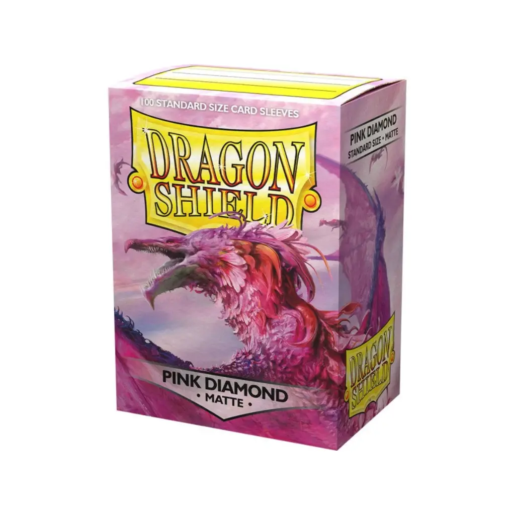 Dragon Shield: Standard Sleeves: Pink Diamond [Matte] (100 Sleeves)