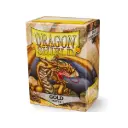 Dragon Shield: Standard Sleeves: Gold [Matte] (100 Sleeves)