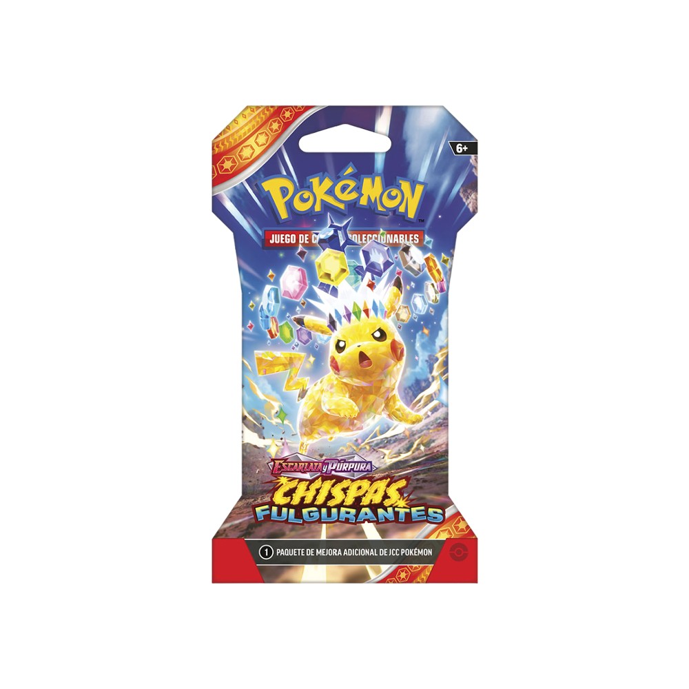 Pokémon TCG: Scarlet & Violet - Chispas Fulgurantes - Sleeved Booster (Spanish)