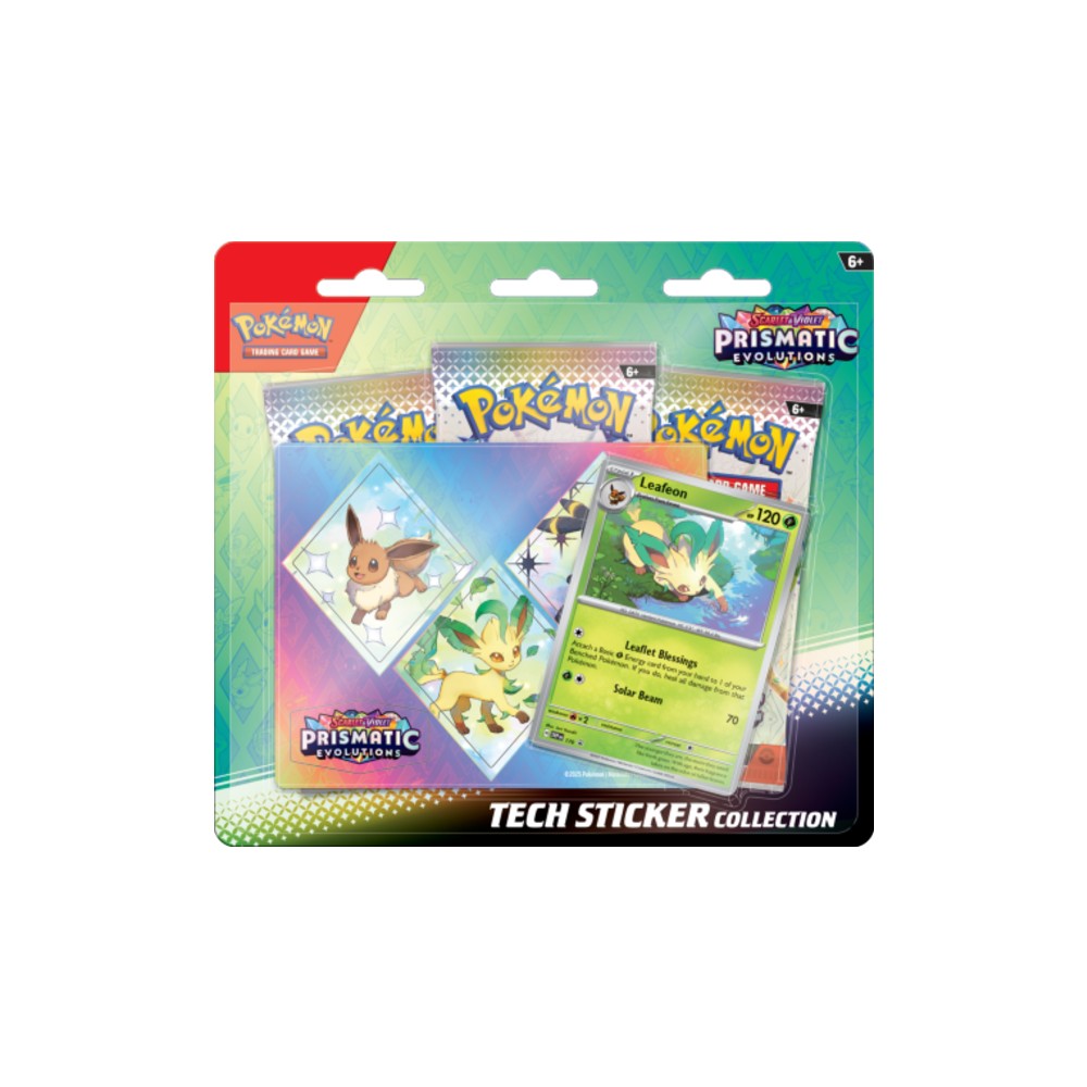Pokemon TCG: Scarlet & Violet- Prismatic Evolutions - Tech Sticker (Assorted)