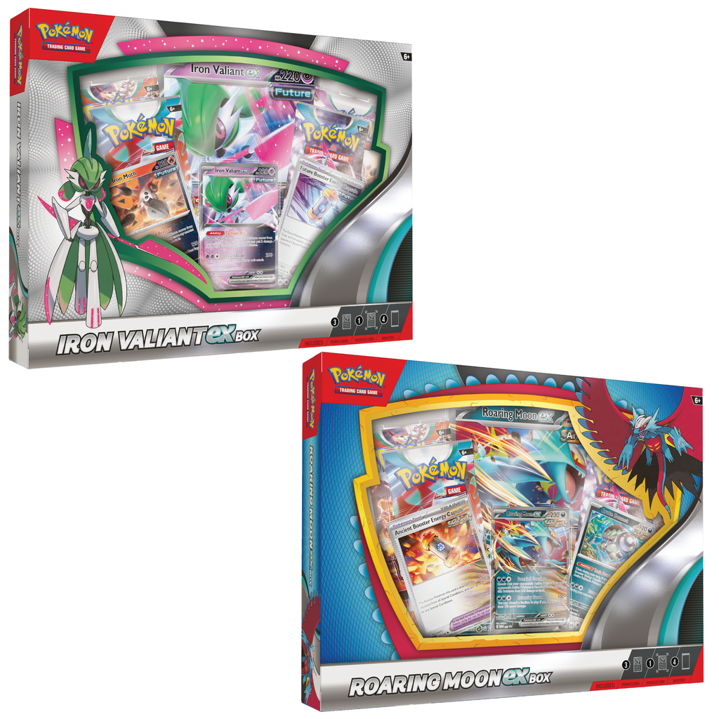 Pokémon TCG: Roaring Moon/Iron Valiant EX Box